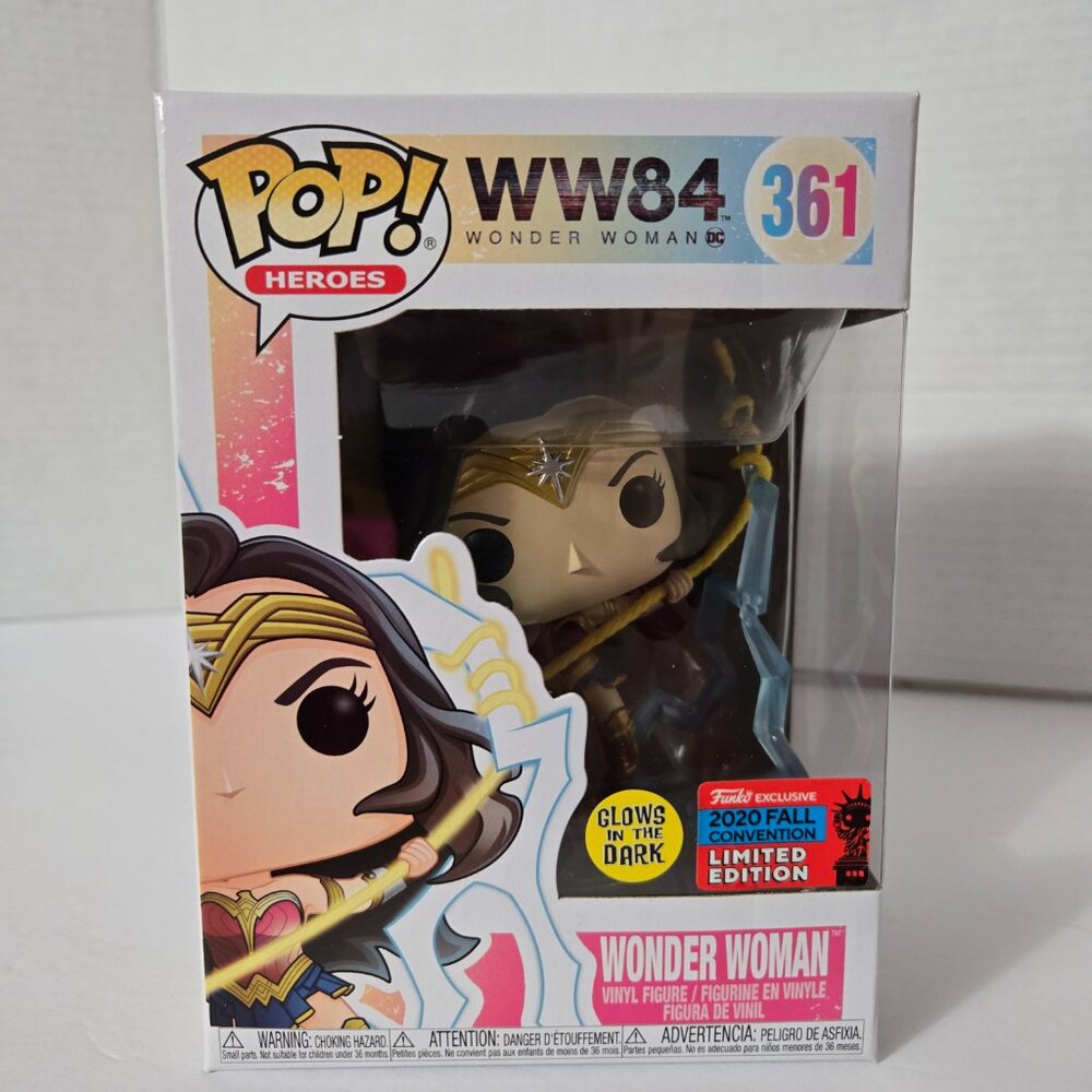 Pop! Heroes - WW84 - Wonder Woman #361 (2020 Fall Convention) Glows in the Dark